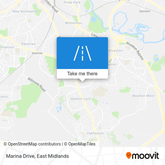 Marina Drive map