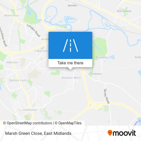 Marsh Green Close map
