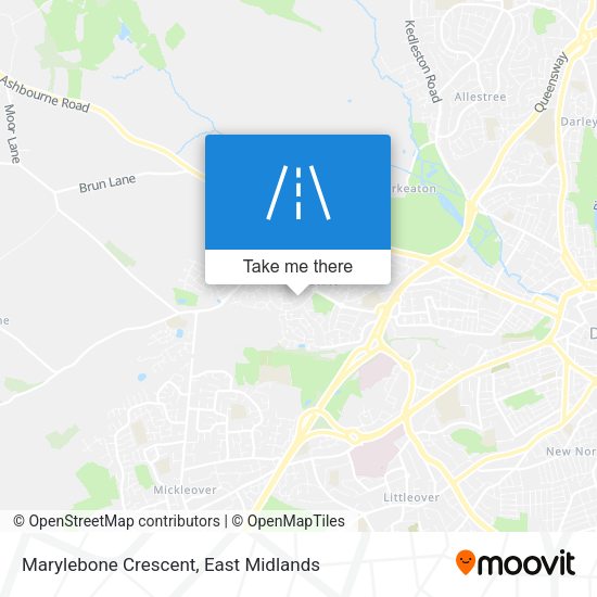 Marylebone Crescent map
