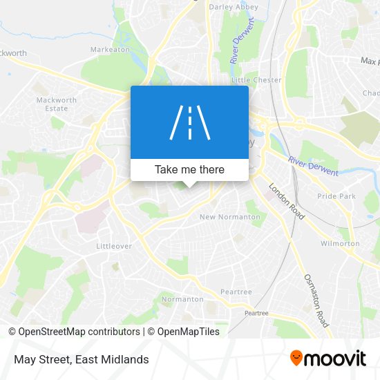 May Street map