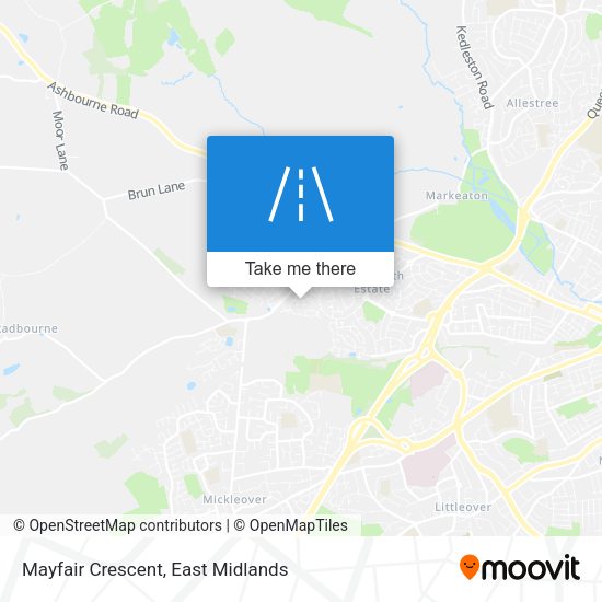 Mayfair Crescent map
