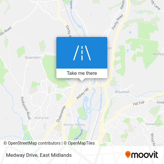 Medway Drive map