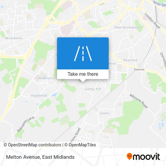 Melton Avenue map