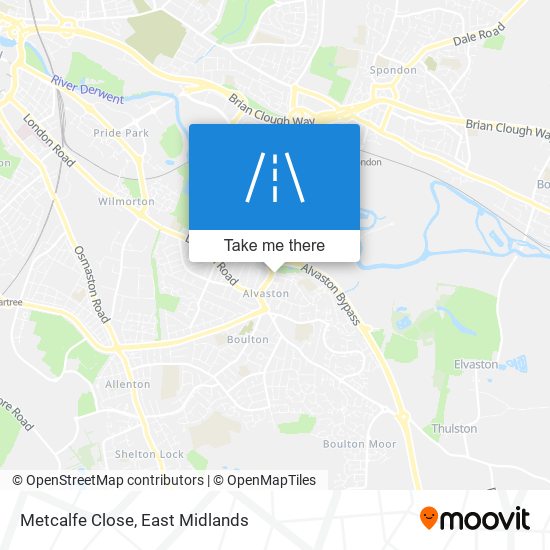 Metcalfe Close map