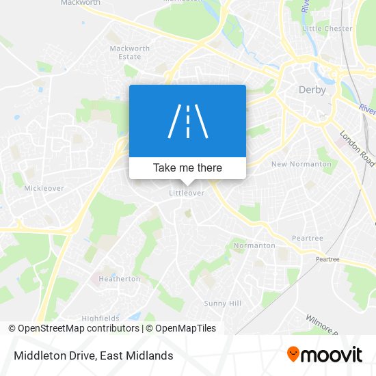 Middleton Drive map