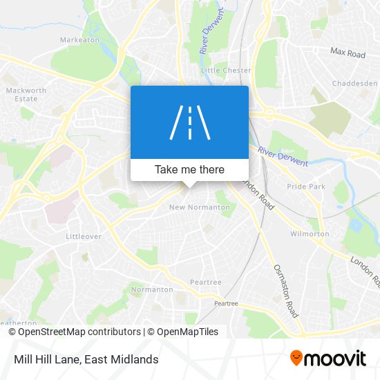 Mill Hill Lane map