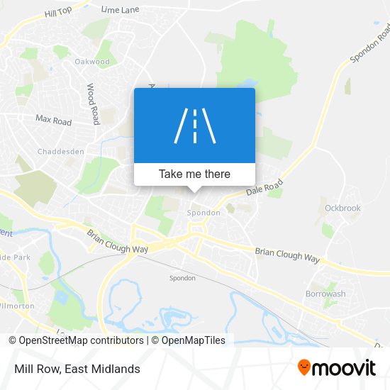 Mill Row map