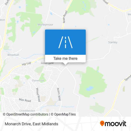 Monarch Drive map