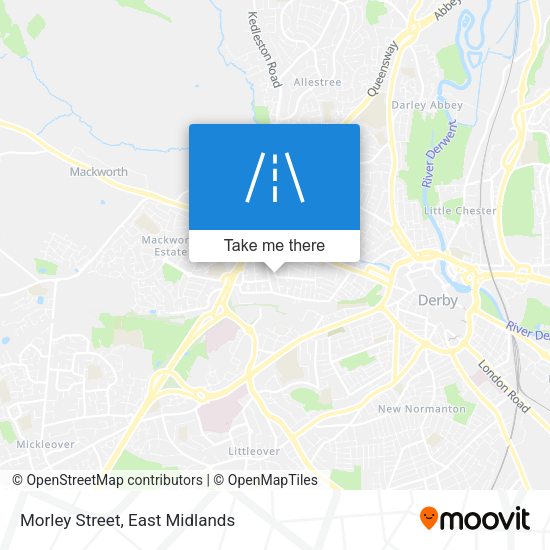 Morley Street map