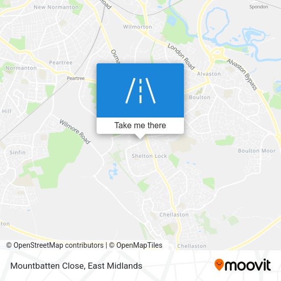 Mountbatten Close map