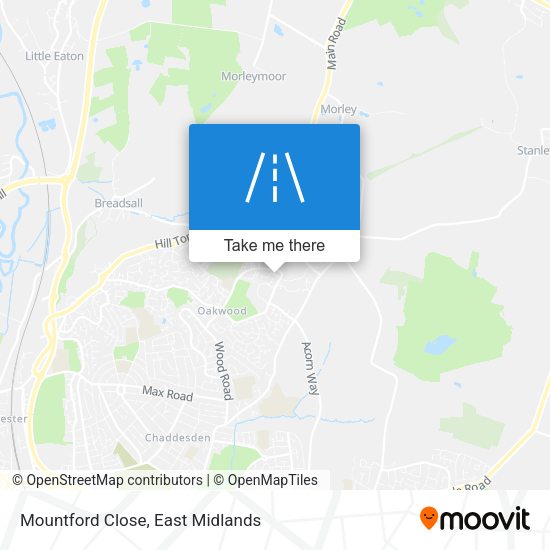 Mountford Close map