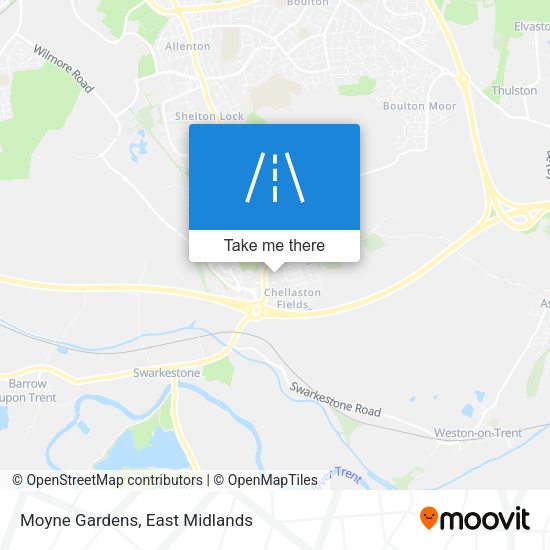 Moyne Gardens map