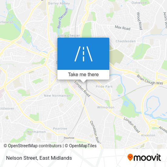 Nelson Street map
