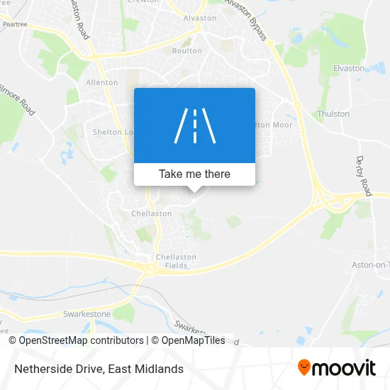 Netherside Drive map