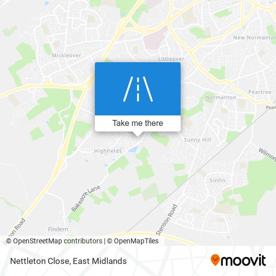 Nettleton Close map