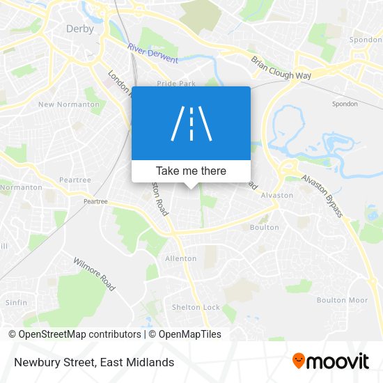 Newbury Street map