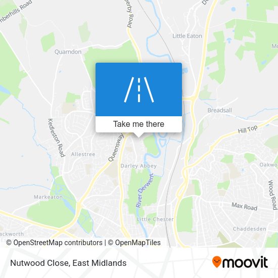 Nutwood Close map