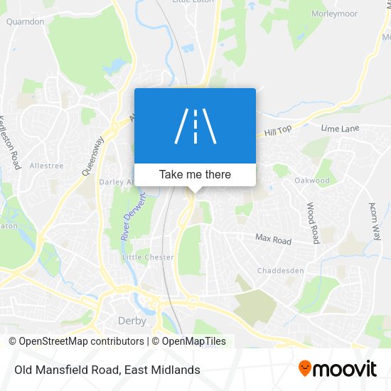 Old Mansfield Road map