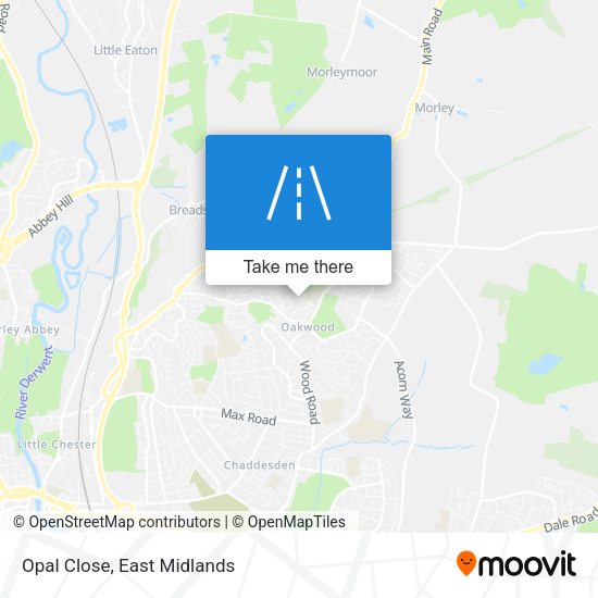 Opal Close map