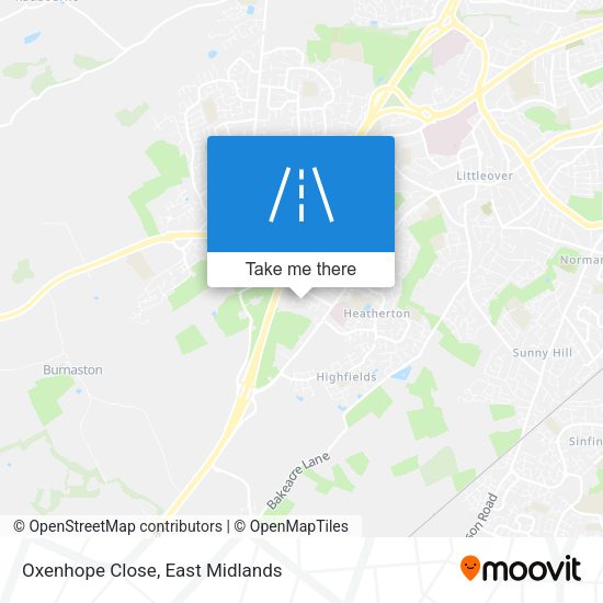 Oxenhope Close map