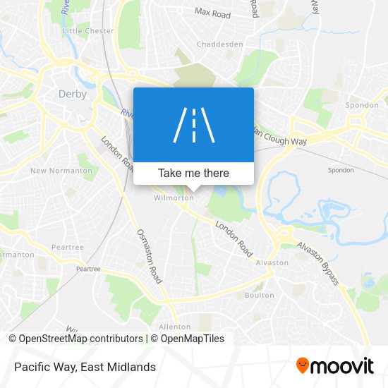 Pacific Way map