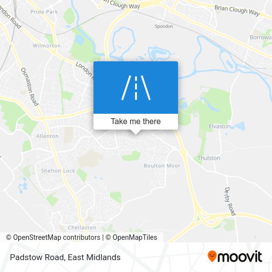 Padstow Road map