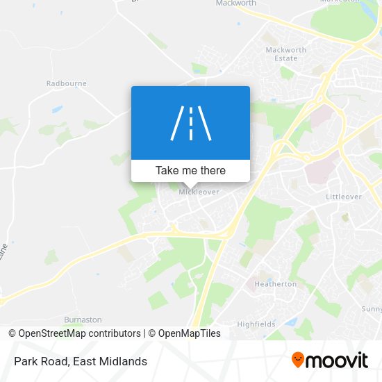 Park Road map
