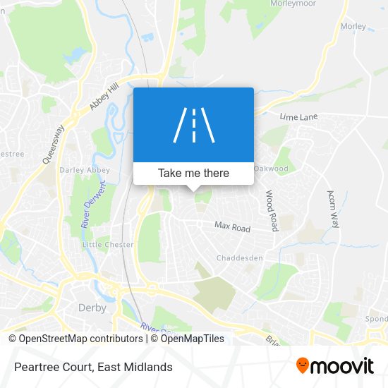 Peartree Court map