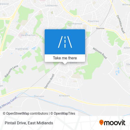 Pintail Drive map