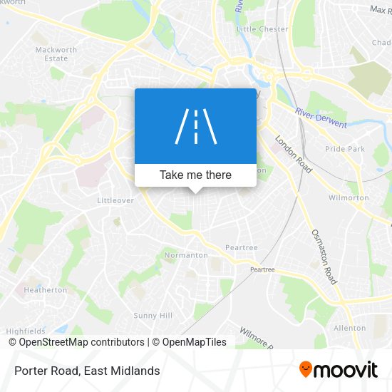 Porter Road map