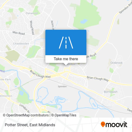 Potter Street map