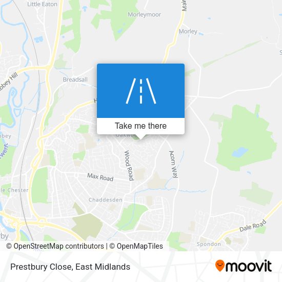 Prestbury Close map