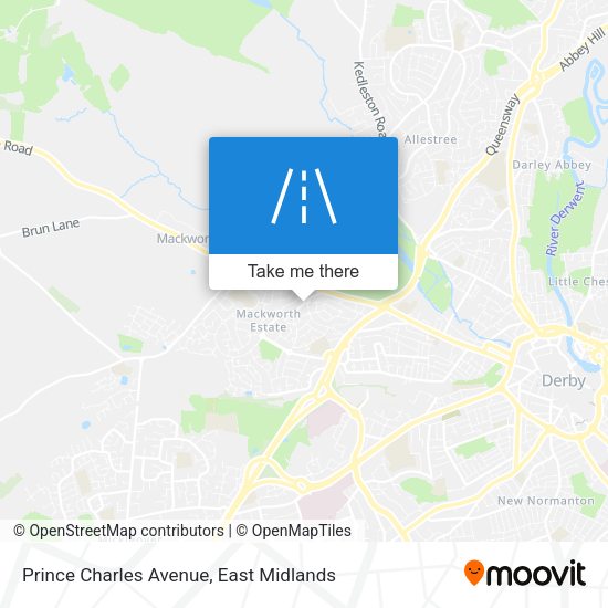 Prince Charles Avenue map