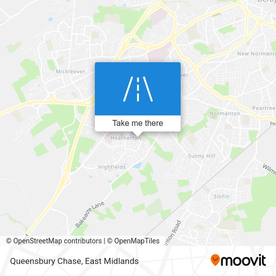 Queensbury Chase map