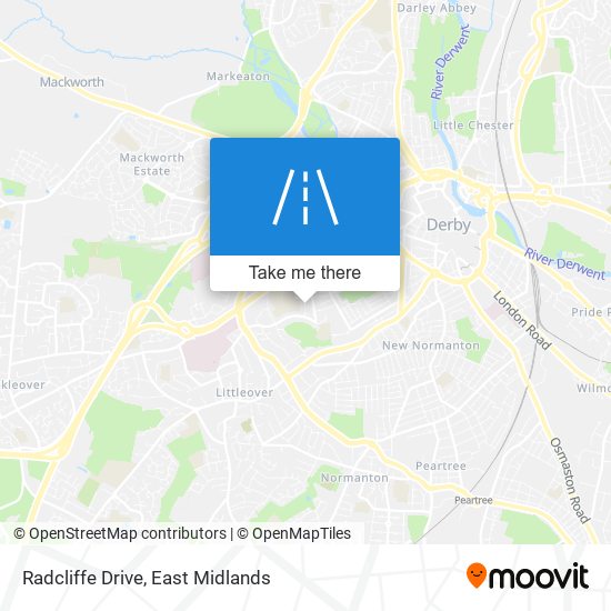 Radcliffe Drive map