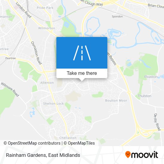 Rainham Gardens map