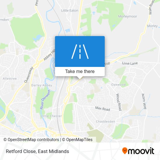 Retford Close map