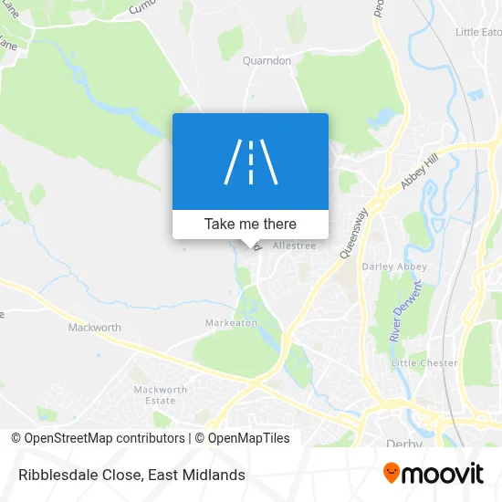 Ribblesdale Close map
