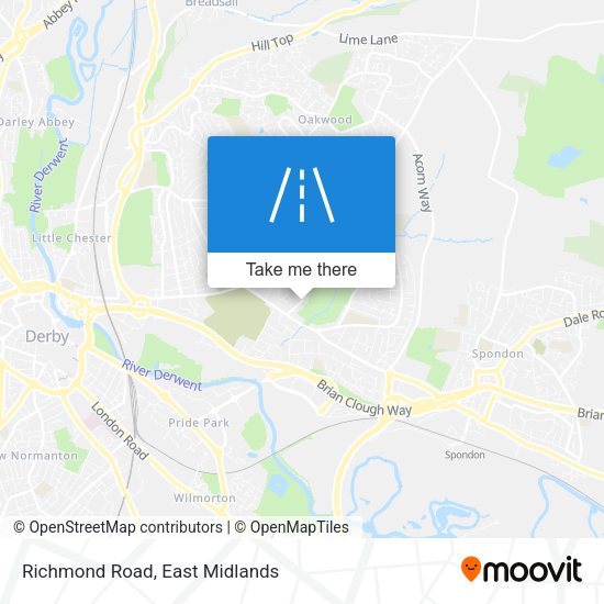 Richmond Road map