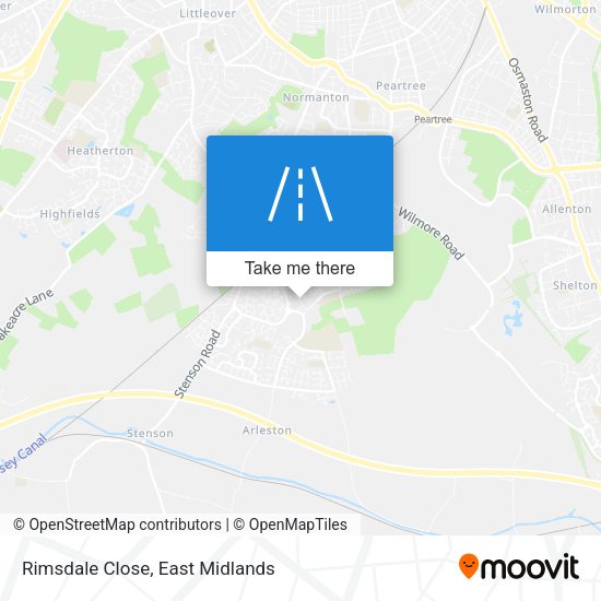 Rimsdale Close map
