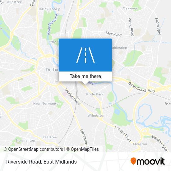 Riverside Road map