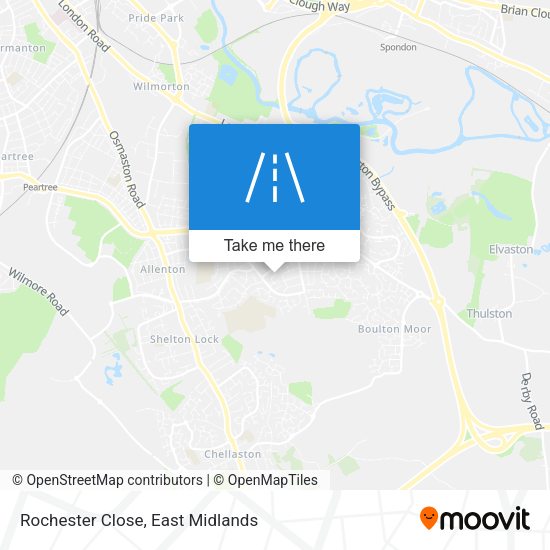 Rochester Close map