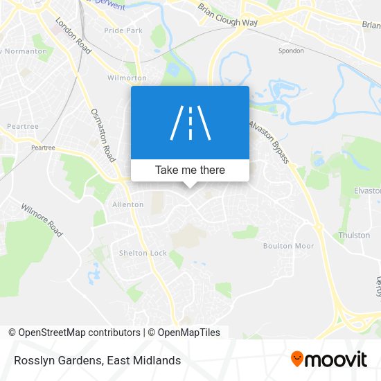 Rosslyn Gardens map