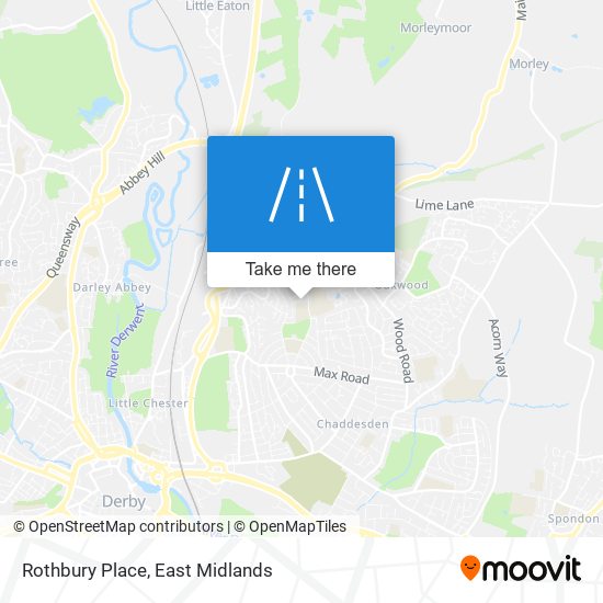 Rothbury Place map
