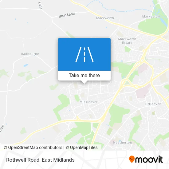 Rothwell Road map