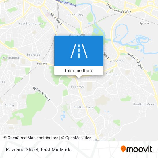 Rowland Street map
