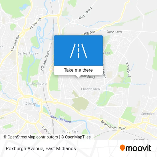 Roxburgh Avenue map
