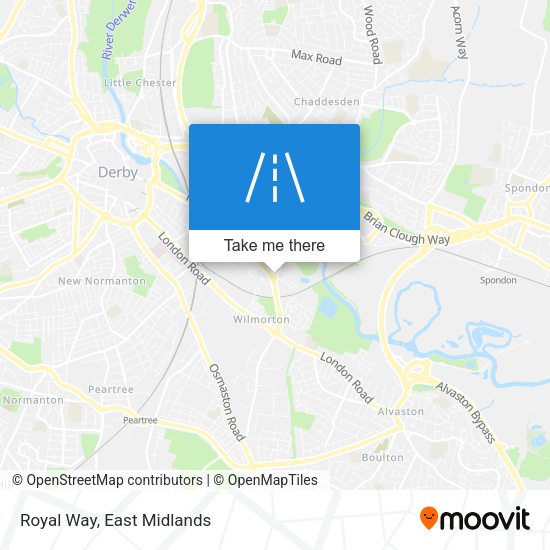 Royal Way map