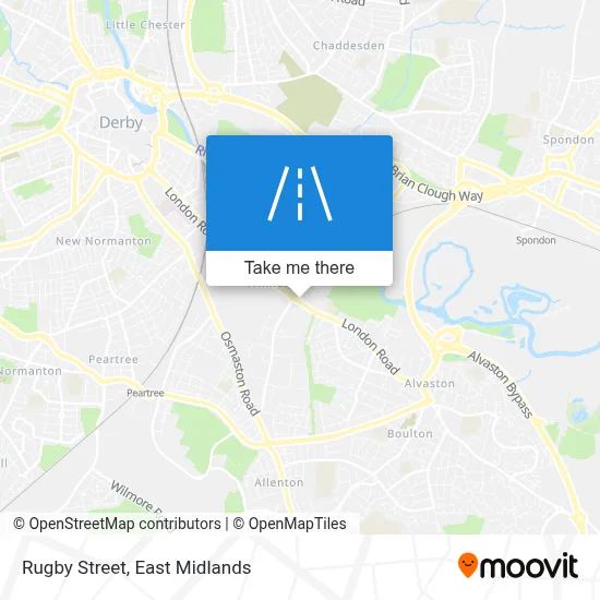 Rugby Street map