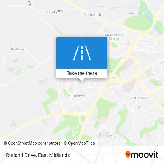 Rutland Drive map